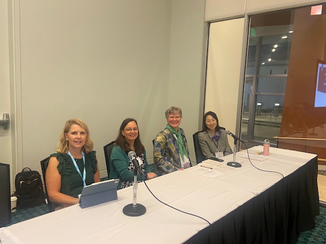 Four panelists at JSM session